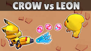Crow vs shelly vs nita. Crow Vs Leon 1vs1 19 Test Brawl Stars Youtube