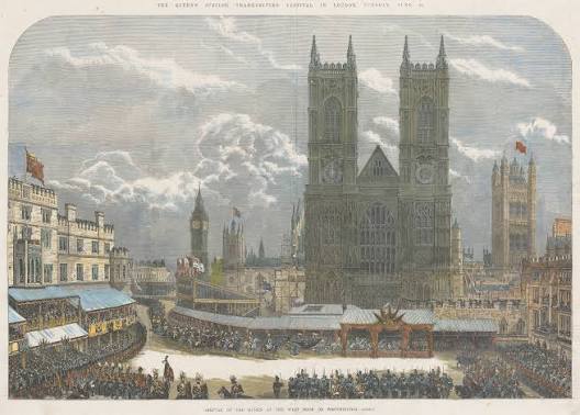 Illustrated London News (ILN), London - Westminster Abbey, 1887 | The Map House