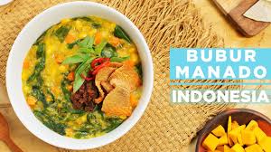 Resep dan cara memasak bubur manado sangatlah mudah karena bahan yang dibutuhkan juga mudah didapat. Bubur Manado Indonesia Youtube