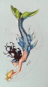 You can find just about any pattern at any skill level. Amazon Com Mediterranean Mermaid Cross Stitch Pattern Home Kitchen
