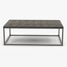 We saw a coffee table we liked but didn't want to spend 00 on. 3d Restoration Hardware Metall Parquet Coffee Table