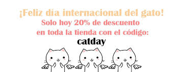 Conozca las noticias de dia internacional del gato en colombia y el mundo. Feliz Dia Internacional Del Gato 20 De Descuento En Toda Nuestra Tienda Sonrisas De Gato