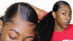 Sleekest How To Sleek Low Ponytail Ever For Natural Hair Low Ponytail Hairstyles Natural Hair Styles Natural Hair Ponytail