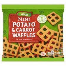 Asda Mini Potato Carrot Waffles Asda Groceries Online Food Shopping Delivery Groceries Mini Potatoes