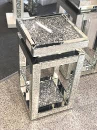 Bling Furniture Bling Bling Bling Mirrored Furniture Crush Crystal Sparkle Mirrors Crush Cryst With Images Mirrored Furniture Glitter Furniture Mirrored Coffee Tables