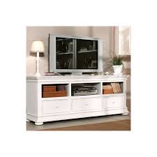 Pour votre lecteur de dvd et votre box, deux niches se trouvent de part et d'autre pour vous permettre de les installer. Meuble Tv Blanc Avec Rangements Harmonie Meubles Tv Hifi Interior S