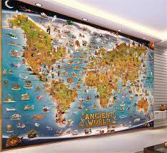 Türkçe dünya haritası duvar kağıdı. 3d Duvar Kagidi Ozel Fotograf Dokunmamis Mural Resim 3d Hayvan Dunya Haritasi Boyama 3d Duvar Resimleri