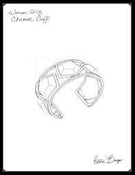 Borgo S Sketch Of The Cluster Cuff From His Spring Summer 2013 Collection Jewelry Design Drawing Accessories Design Sketch Jewellery Design Sketches