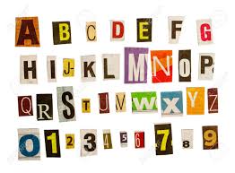 · s, a, t, i, p, n · c, k, e, h, r · m, d, g, o · l, f, b, q, u · j, z, w · v, y, x. Latin Alphabet And Numbers For Anonymous Letters In Order To Remain Unidentified Cut Out By Scissors From Different Newspapers Isolated On White Background Stock Photo Picture And Royalty Free Image Image 139946610