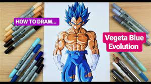 Dragon ball z legends qr codes. How To Draw Vegeta Ssj Blue Evolution Step By Step Tutorial Youtube