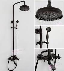 Oil Rubbed Bronze Bathroom Rain Shower Faucet Set Shower Kit B18f A Ebay Bronze Bathroom Shower Faucet Sets Oil Rubbed Bronze Bathroom