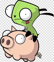 Pig, Professor Membrane, Drawing, Fan Art, Coloring Book, Cartoon, Invader  Zim, Snout transparent background PNG clipart | HiClipart