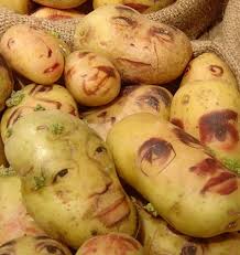 you say potato i say ahhhh creepy potato portraits potato face ephemeral art potato heads say ahhhh creepy potato portraits