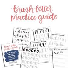 Free Brush Lettering Practice Sheet Sublime Reflection Brush Lettering Practice Lettering Practice Free Brush Lettering Practice Sheets