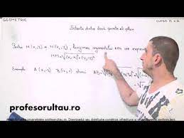 Distanta dintre 2 puncte part ii. 20 Cls10 Geometrie Distanta Dintre Doua Puncte In Plan Profesorultau Ro Youtube