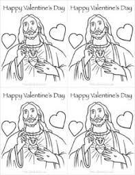 Jpg click the download button to find out the full image of jesus valentine coloring pages free, and download it for a computer. Catholic Valentines Day Cards Jesus Heart Coloring Page The Catholic Kid Catholic Coloring Pages And Games For Children