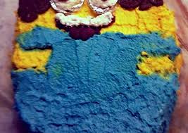 Minion cake buttercream and cute characters cakepins.com. Minion Choco Orange Birthday Cake Recipe By Sweetlife Cookpad