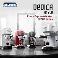 Check spelling or type a new query. Delonghi Dedica Style Pump Coffee Machine Red Ec685 R Compact Professional Barista Style Grounded Coffee Or Ese Pods Premium Matt Finishing Espresso Or Cappuccino With Adjustable Milk Frother Lazada Singapore