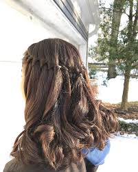 Shoulder length bob with jagged bangs. 25 Ideal Hairstyles For Girls That They Can Wear At School