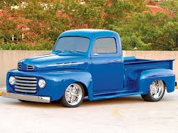 Image result for Barcelona Blue 1950 Ford Truck