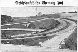 Die Reichsautobahnstrecke Chemnitz Niederdorf Steht Vor Der Eroffnung In Der Mitte Des Bildes Ist Die Autobahnstrecke Dresden Me Chemnitz Schleiz Unterfuhrung