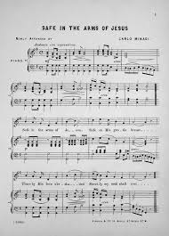 Over the fields of glory, over the jasper sea. 120 068 Safe In The Arms Of Jesus Sacred Song Authorised Edition Levy Music Collection