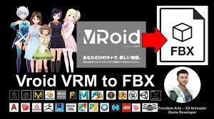 Vroid VRM to FBX - 3D Modeling Tutorial - Vroid Studio / Vroid Hub / Vroid  Mobile - YouTube
