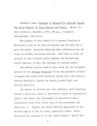 Franklin D. Roosevelt's Attitude Toward The Asian Empires of Great Britain and France - UNT Digital Library