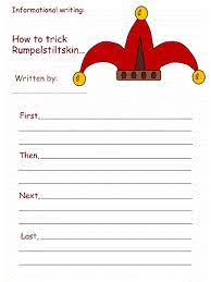 It was collected by the brothers grimm in the 1812 edition of children's and household tales. Rumpelstiltskin Informational Writing Activities Fairy Tale Activities Fairy Tales Preschool Informational Writing