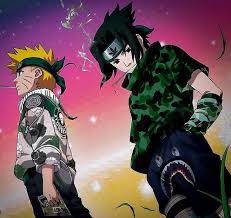 A Graphic I Did Awhile Ago I Haven T Posted Any Of My Stuff In Awhile Yesdigital Anime Nar Anime Anime Gangster Naruto Art