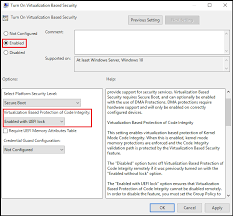 The locations below exist in the land of the sky (skypiea). Enable Virtualization Based Protection Of Code Integrity Windows Security Microsoft Docs