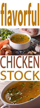 Easy Homemade Chicken Stock Recipe Chicken Stock Recipe Stock Recipes Homemade Chicken Stock
