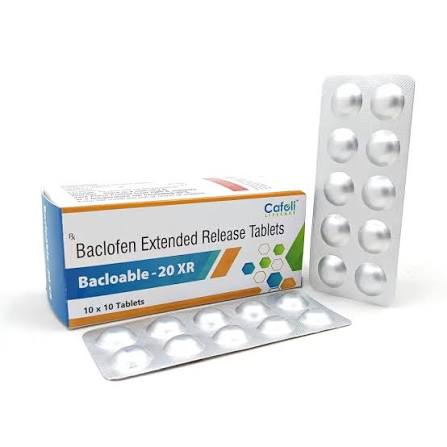 Bacloable 20 XR Tablet (Baclofen 20mg)