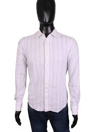 Details About Armani Exchange Mens Shirt Tailored Cotton White S