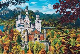 Lots of shades of white and blues in the. Neuschwanstein Castle 2000 Pc Jigsaw Puzzle Puzzle Palace Australia