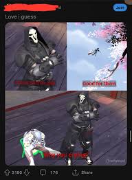 Im so fucking sick of overwatch crybabies. The comments are full of people  saying the reason the lore sucks is because new writers wanted pharmercy  instead of gency : rGamingcirclejerk