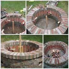 Diy Brick Fire Pit In One Weekend Brick Fire Pit Fire Pit Outdoor Fire Pit