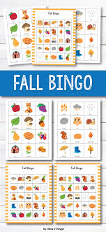 Preschool Printable Bingo Cards For Kids Fall Bingo Cards Preschool Autumn Bingo Fall Games Activities Bingo Printable Bingo For Kids Bingo Cards