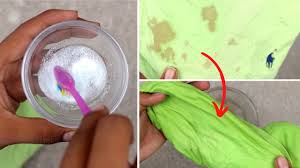 Start out by mixing the recommended amount of oxygen bleach into a bowl of hot water, then soak the clothes for up to 6 hours, mixing occasionally. Simple Method To Get Bleach Stains Out Of Black White Or Colored Clothes Youtube
