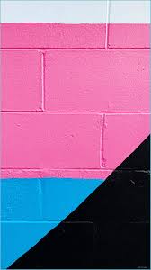 Aesthetic blue pink wallpapers top free aesthetic blue pink. Wallpaper Wall Paint Multicolored Brick Pink Blue Black Black Pink Blue Wallpaper Neat