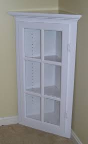 Bathroom storage cabinet with glass doors. White Corner Cabinet With Glass Doors Corner Storage Cabinet Corner Storage Bathroom Corner Cabinet