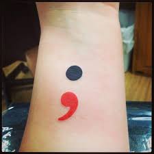Season two of 13 reasons why begins with clay heading into a tattoo parlour with the intention of getting a semicolon design, a marking that holds special significance to those who wear it. Pin On Cathy S Voice Blog And Posts