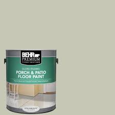 Behr Premium 1 Gal T18 10 Wabi Sabi Gloss Enamel Interior Exterior Porch And Patio Floor Paint 670501 Patio Flooring Painted Floors Porch Patio Paint