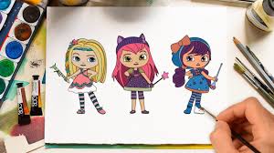 Coloring is a fun activity for kids. Little Charmers Coloring Book Pages How To Draw Learn Colors With Little Charmers Coloring Pages Youtube