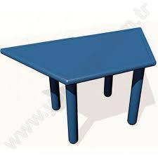 Ithal Trapez Masa 60x120 Cm 2020 Furniture Masa Kresler