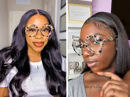 Zeelool Stylish Oversized Acetate Geometric Eyeglasses for Women with  Non-prescription Clear Lens Hugh ZOP01887-05 Green-Tortoise at Amazon  Women's Clothing store