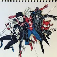Inktober Day 2 Stoked For Spiderverse Amazing Spiderman Spiderman Art Marvel Spiderman