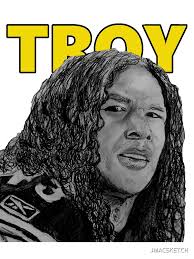 Troy Polamalu Short Sleeve Baby One-Piece for Sale