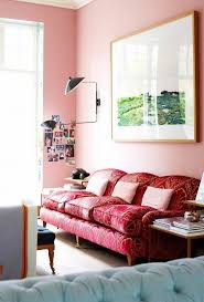 Pink Living Room And Bedroom Ideas Domino Pink Living Room Pink Home Decor Interior