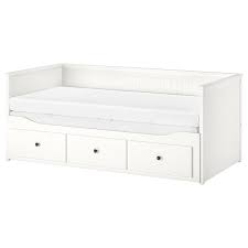 Hemnes Bedbank Met 3 Lades 2 Matrassen Wit Malfors Middelhard 80x200 Cm Ikea In 2020 Hemnes Day Bed Ikea Bed Day Bed Frame